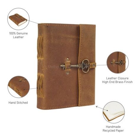 Timeless Elegance Vintage Leather Journal